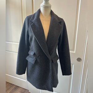 Abercrombie & Fitch Dark Grey Coat